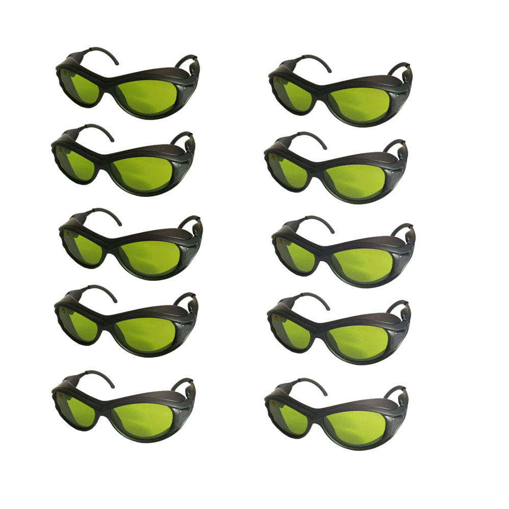 Laser Safety Goggles - 건강 미용 직원을 위한 10pcs 200nm-2000nm
