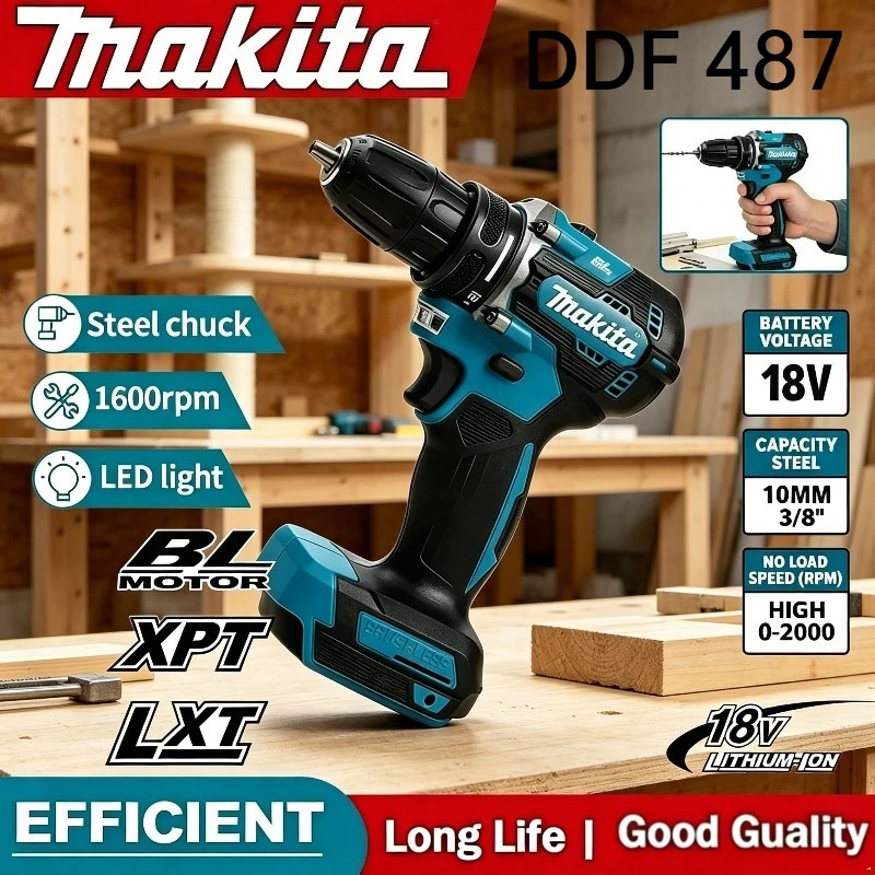 Makita Drill Ddf484 - 마키타 DDF487 18V 브러시리스 무선 드릴