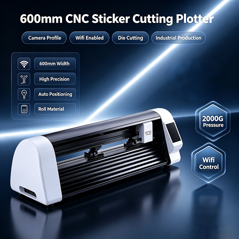 Industrial Laser Cutting Machines - 600mm CNC 레이저 스티커 커팅 플로터