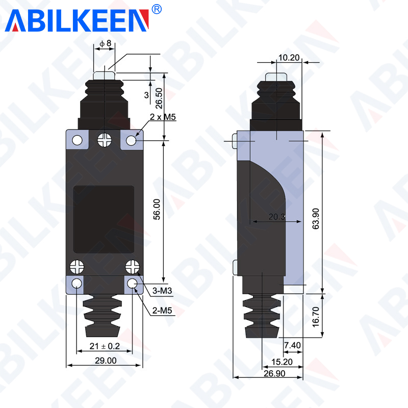 ABILKEEN KZ-8111 푸시 플런저 순간 리미트 - Limit Switch Cnc 리뷰 및 가격