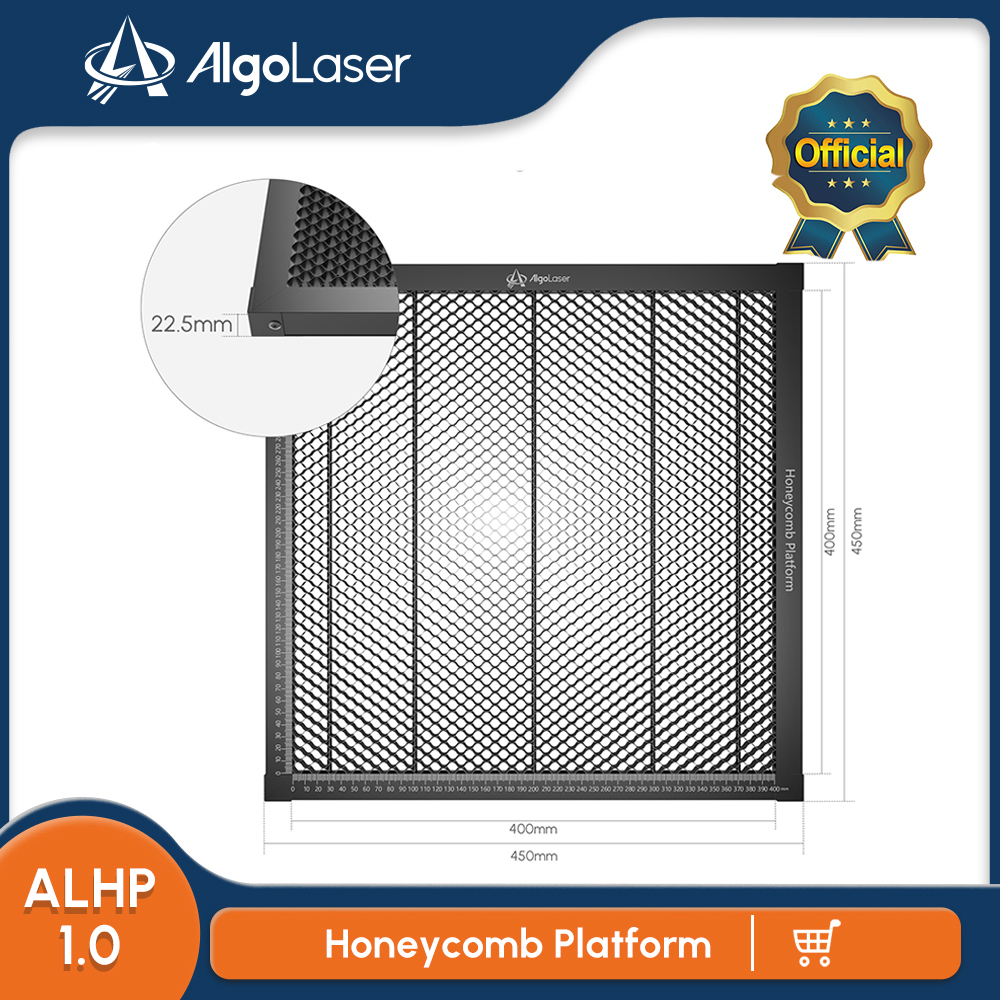 AlgoLaser 40x40cm 스틸 허니컴 작업 패널 - Laser Engraving Software 리뷰 및 가격