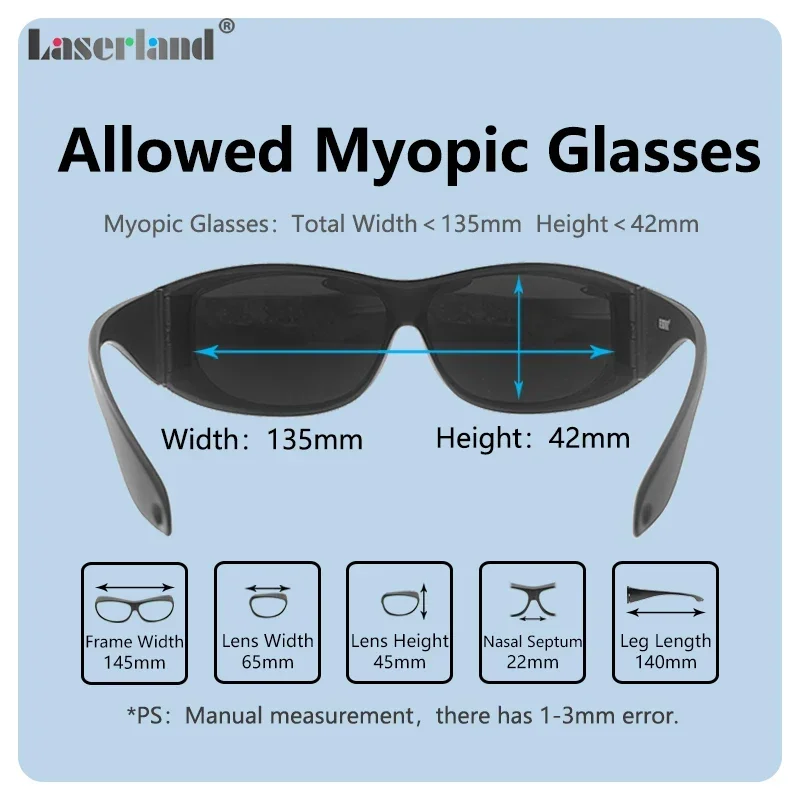 Q-스위치 문신 제모 미용실용 레이저 안경 안전 보호  - Laser Safety Goggles 리뷰 및 가격