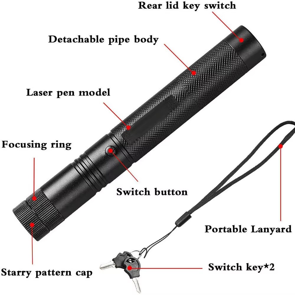 (배터리 미포함) 그린 라이트 휴대용 레이저 포인터 L - Industrial Laser Pointer 리뷰 및 가격