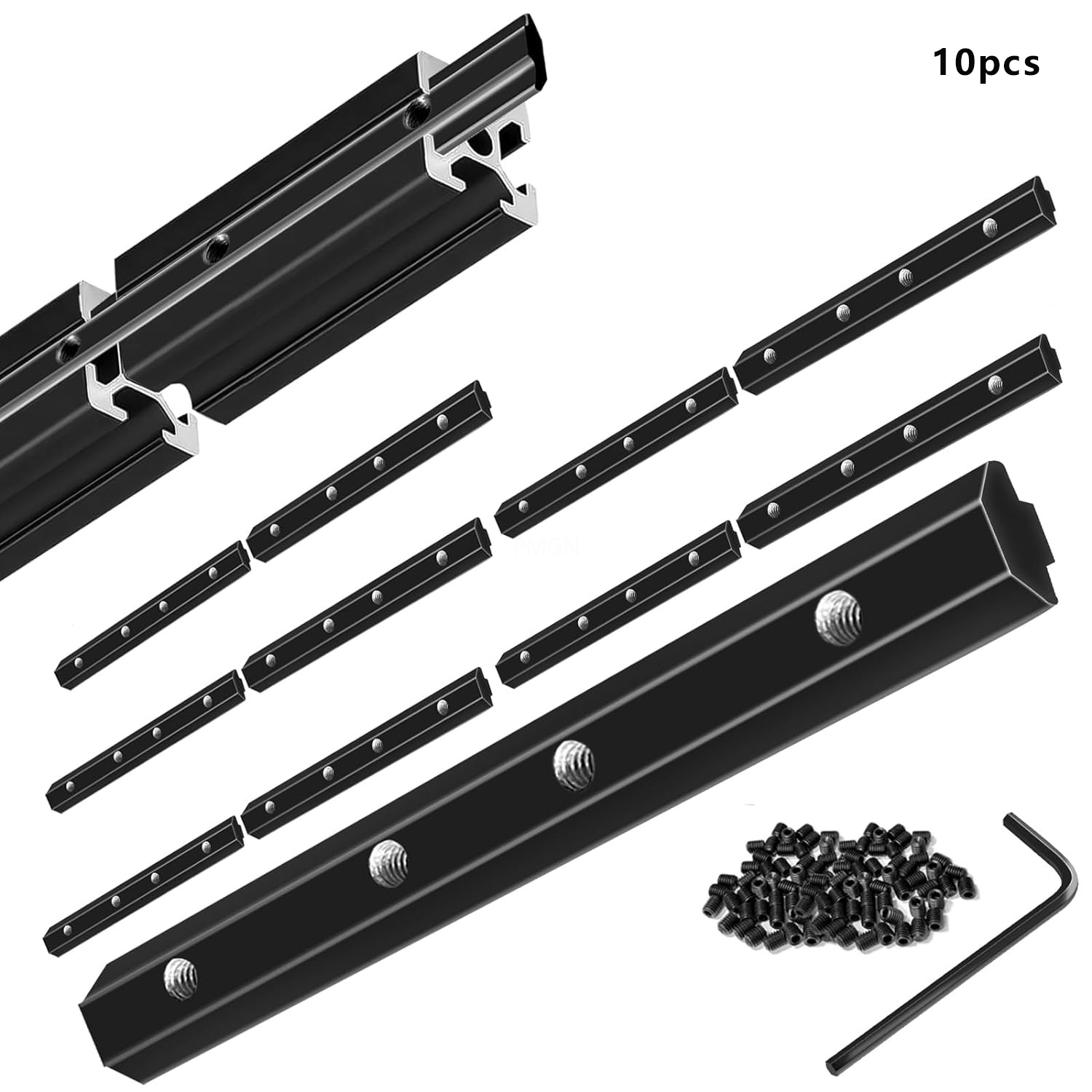 10pcs 2020 Staight 커넥터 코너 브래킷  - Aluminum T-Slot Profile 리뷰 및 가격