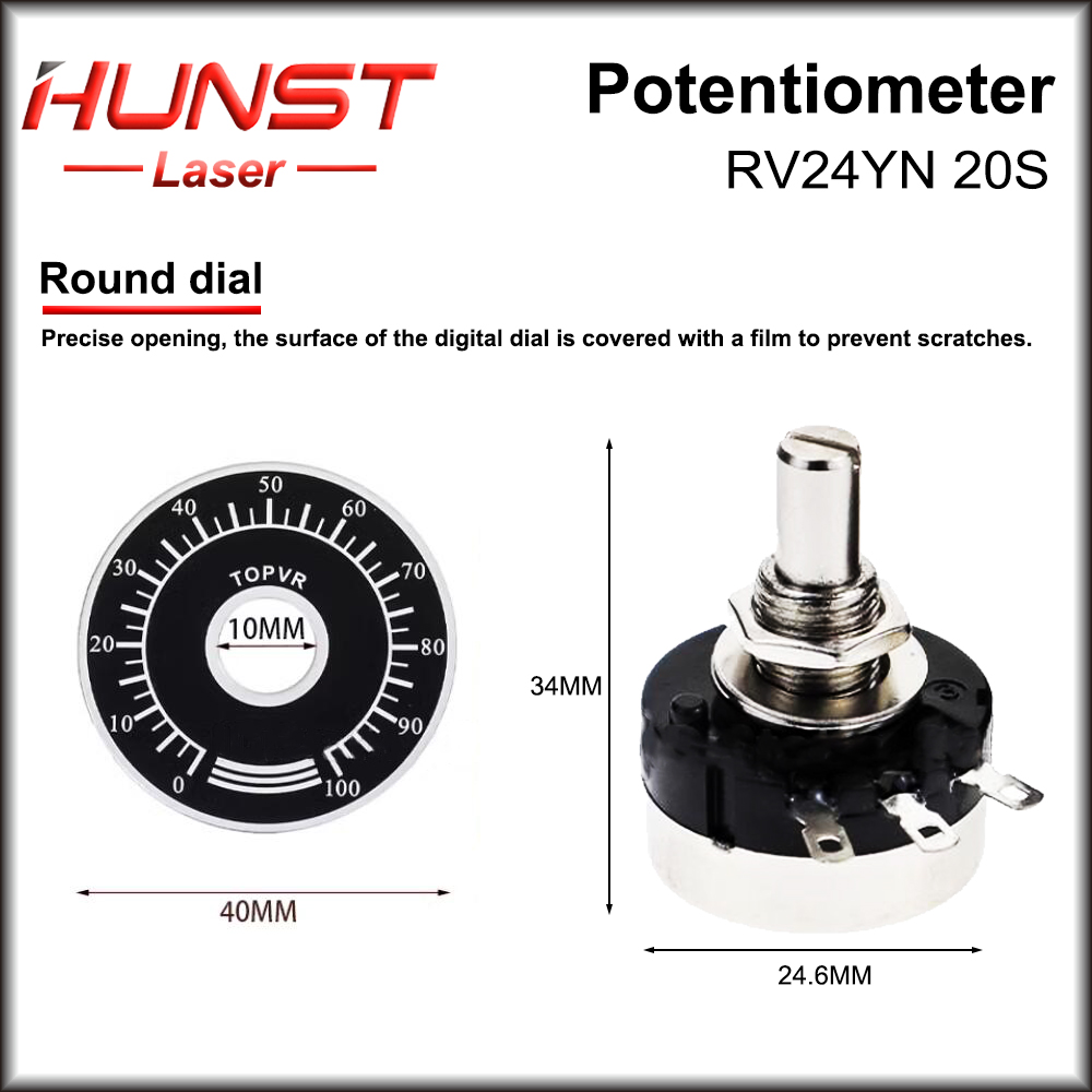 HUNST 인버터 단일 회전 속도 전위차계 RV24YN - Laser Engraving Software 리뷰 및 가격